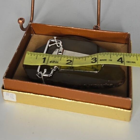 Agate Slice Belt Buckle Eterna-Klad Wheeler Lemmon SD 3 x 4 NIB w/paperwork - Picture 6 of 11